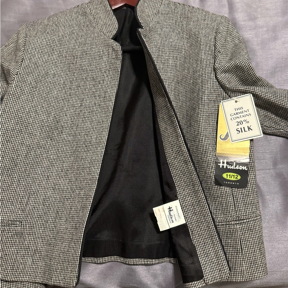 Hudson Women's Classic Black and White Blazer